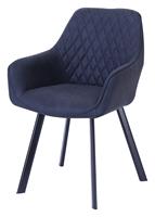 Artistiq Living Artistiq EetkamerstoelFem' PU-leder, kleur Blauw