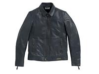 Lederjacke Style Herren (schwarz)