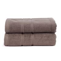 theonetowelling The One Towelling 2-PACK: Handdoek Ultra Deluxe - 50 x 100 cm - Taupe