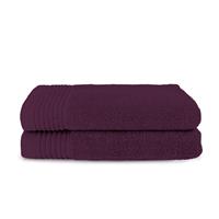 theonetowelling The One Towelling 2-PACK: Handdoek Deluxe - 60 x 110 cm - Plum