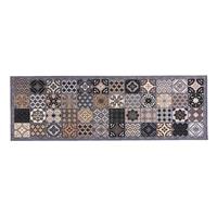 Leen Bakker Keukenloper Patchwork - grijs - 50x150 cm