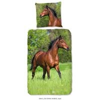 Good Morning Kinderdekbedovertrek Running Horse 135x200 cm