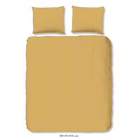 Leen Bakker HIP dekbedovertrek uni ocre - oker - 140x200/220 cm