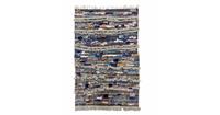 Fine Asianliving Indian Rug Handmade 150x240cm Cotton Dhurry with