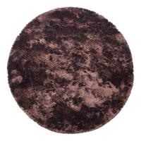 bepurehome Rond Vloerkleed 'Praline' Ø200cm, kleur Coffee