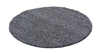 Himalaya Basic Rond Shaggy vloerkleed Grijs Hoogpolig- 80 CM ROND