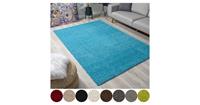 Loca Impression Shaggy Vloerkleed Turquoise Hoogpolig- 200x290 CM