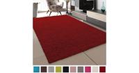Loca Impression Shaggy Vloerkleed Rood Hoogpolig- 80x150 CM
