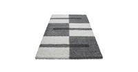 Himalaya Gala Shaggy vloerkleed Grijs / Wit Hoogpolig- 240x340 CM