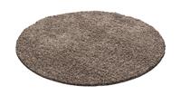 Himalaya Basic Rond Shaggy vloerkleed Caramel Hoogpolig- 120 CM ROND