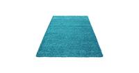 Himalaya Basic Shaggy vloerkleed Turquoise Hoogpolig- 80x250 CM