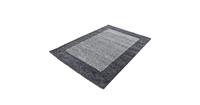 Himalaya Basic Shaggy Kader vloerkleed Grijs Hoogpolig- 80x250 CM