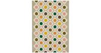 Orla Kiely Vloerkleed wol Spot Flower Multi 060404 -[Afmetingen:180 x 120 cm]-[Afmetingen:120 x 180 cm - (S)]