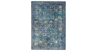 Picasso Sarough Vintage Vloerkleed Blauw Laagpolig- 80x150 CM