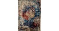 Picasso Heriz Vintage Vloerkleed Multi / Blauw Laagpolig- 80x150 CM