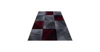 PLUS Vloerkleed Grijs / Rood Laagpolig- 120x170 CM