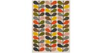 Orla Kiely Vloerkleed wol Classic Multi Stem 059505 -[Afmetingen:160 x 230 cm]-[Afmetingen:160 x 230 cm]