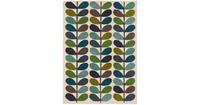 Orla Kiely Vloerkleed wol Multi Stem Kingfisher 059507 -[Afmetingen:160 x 230 cm]-[Afmetingen:160 x 230 cm]