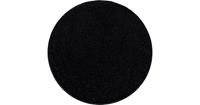 ATA Basics Effen Rond Vloerkleed Antraciet Laagpolig- 200 CM ROND