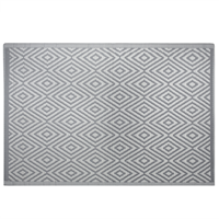 Beliani Outdoor tapijt lichtgrijs 120x180 cm SIKAR