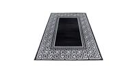 Parma Design Vloerkleed Zwart / Wit Laagpolig- 160x230 CM