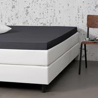 dekbed-discounter Comfort Topper Hoeslaken Jersey- Antraciet 100/120 x 200/210/220 cm