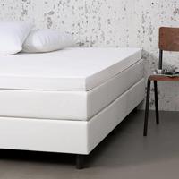 dekbed-discounter Comfort Topper Hoeslaken Jersey- Wit 100/120 x 200/210/220 cm