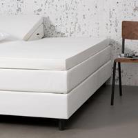 dekbed-discounter Comfort Split- Topper Hoeslaken Jersey- Crème 160 x 200/210 cm