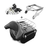 Top Case King für Harley Road King Custom 05-07 mit Docking Rack Gepäck-Grill 