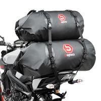 Bagtecs Set Gepäckrolle für Harley Sportster 883 / Custom Hecktasche  BR50+BR30 80L