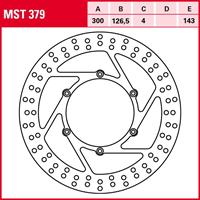 Remschijf TRW MST379