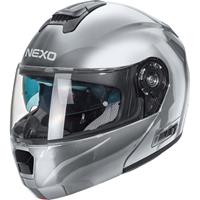 Klapphelm Comfort Motorradhelm silber 