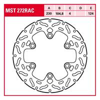Remschijf TRW MST272RAC, 1 Stuk