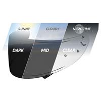SHOEI Vizier CWR-1, Vizieren, Fotochromatisch (Pinlock voorbereid)