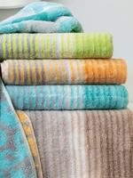 cawö Noblesse Cashmere Streifen 1056 - Farbe: mint - 14 Handtuch 50x100 cm