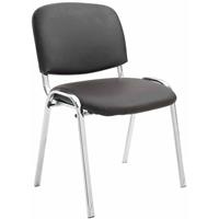 paalofficefurniture Paal Office Furniture - Besucherstuhl Ken Chrom Kunstleder-braun