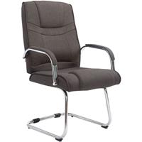 paalofficefurniture Paal Office Furniture - Besucherstuhl Attila Stoff-dunkelgrau