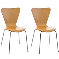 clp 2er Set Besucherstuhl Calisto-natura