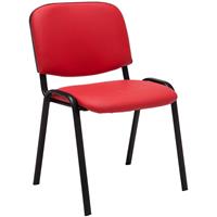 paalofficefurniture Paal Office Furniture - Stapelstuhl Ken Kunstleder-rot