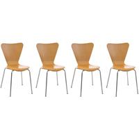 clp 4er Set Besucherstuhl Calisto-natura