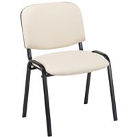 paalofficefurniture Paal Office Furniture - Besucherstuhl Ken Kunstleder-creme