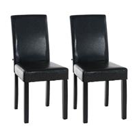 clp 2er Set Esszimmerstuhl Ina schwarz-braun
