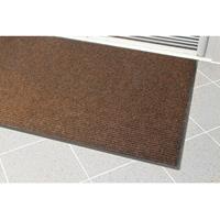 Vuilvangmat, geribbeld, l x b = 1500 x 900 mm, bruin