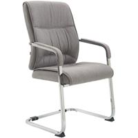 paalofficefurniture Paal Office Furniture - Besucherstuhl XXL Anubis Stoff-grau