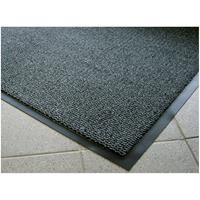 Vuilvangmat voor binnen, pool van polypropyleen, l x b = 1200 x 900 mm, zwart / metallic