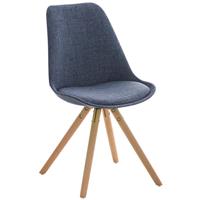 laricodesignmöbel Larico Design Möbel - Besucherstuhl Pegleg Stoff natura-blau