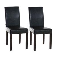 clp 2er Set Esszimmerstuhl Ina dunkelbraun-braun