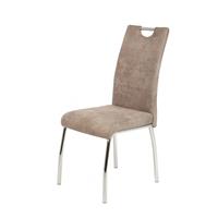 hela 920231 SUSI II S Microfaser braun vintage beige Esszimmerstuhl K