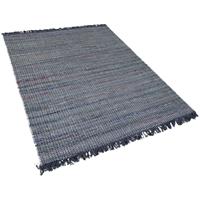 Beliani Vloerkleed grijs 160 x 230 cm BESNI