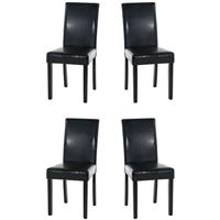 clp 4er Set Esszimmerstuhl Ina schwarz-schwarz
